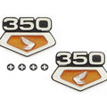 New Side Cover Emblems Left & Right Honda CB350 CL350 Twins 1971 Metal Badge