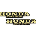 2 Pack Gas Tank Emblems Badge Set Honda CB750F CB750 Super Sport 1977 1978