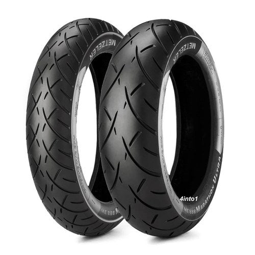 Metzeler ME888 Marathon Ultra Radial Tire Set - Honda GL1800A Gold Wing '01-'17