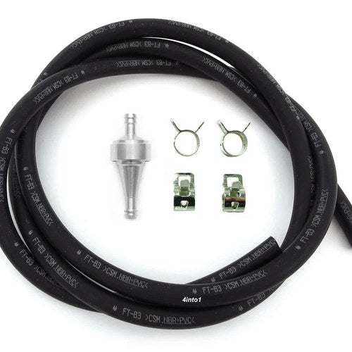 5.5mm Genuine Honda Fuel Line Kit w/ Titanium Aluminum Fuel Filter & Clips