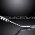 Delkevic 4-1 Exhaust 14" Stainless Steel Round Muffler - Suzuki GSX650 - 07-16