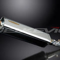 Delkevic 17" Stainless Steel Tri-Oval Muffler - Honda Silver Wing FSC600 - 02-14