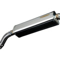 Delkevic 17" Tri-Oval Stainless Slip-On Muffler - BMW F800GT - 13-17 Exhaust