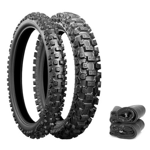 Bridgestone Battlecross X40 Intermd-Hard Terrain Tires Tubes Honda CRF250R 04-18