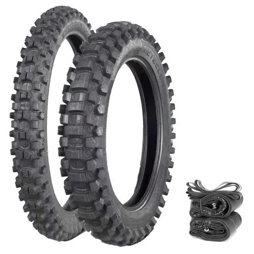 Metzeler MC360 Mid-Hard Tires Tubes & Rim Strips Motocross Honda CRF230F 03-17