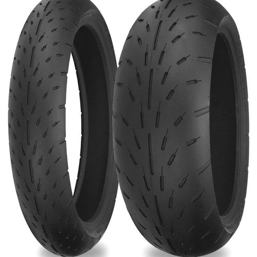 Shinko 003 Stealth Radial Tire Set Honda VTR1000F Super Hawk - 1998-2005