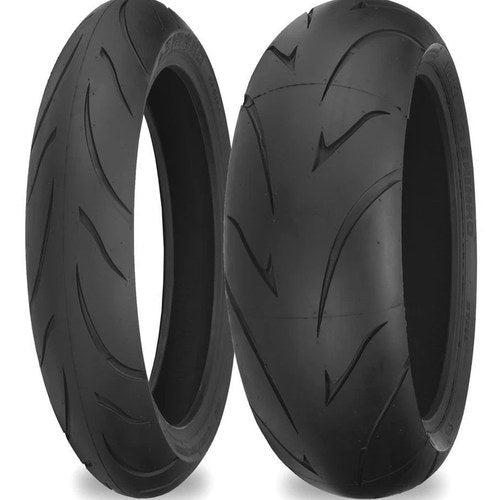 Shinko 011 Verge Tire Set Honda CBR600F4 - 1999-2006