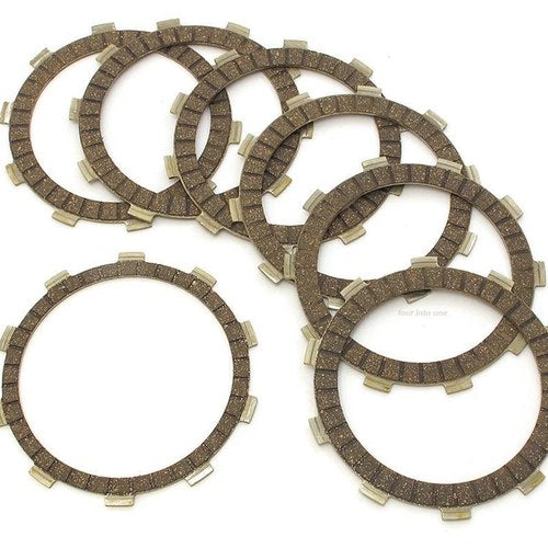 Clutch Friction Disc Plate Set - Honda CB350F CB400F CB400T CB450 CM450 FT500