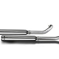 Delkevic Full 2-2 Exhaust 21" Stainless Bull Nose Muffler Yamaha XVS650 - 04-07