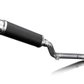 Delkevic 14" Carbon Round Slip-On Exhaust Muffler - Suzuki DR-Z400S - 2000-2024