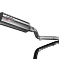 Delkevic 13.5" Stainless X-Oval Slip-On Exhaust Muffler - Suzuki DR-Z400S 00-23