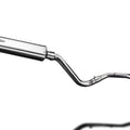 Delkevic Complete Exhaust 17" Stainless Tri-Oval Muffler - Suzuki DR650SE 96-24
