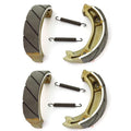 Set of 2 - Ebc Grooved Front and Rear Brake Shoes - 304G - Honda CB125S XR200R