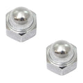 Set of 2 - Genuine Honda Cap Nuts 6mm - 94021-06020 CB125 CA72 CA77 CB450 CB500