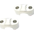 Set of 2 - Genuine Honda Chrome Handlebar Clamps 95014-22100 CA175 CL175 CB450