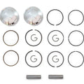X2 Standard Piston Kit Rings Pins Honda CB350 CB350K CL350 SL350 Twins 1968-1973