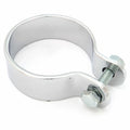 Universal Motorcycle Chrome Exhaust / Muffler Clamp - 1 3/4"