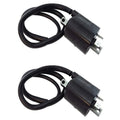 2 Pack Single Output Ignition Coil 2GV-82310-21001 Yamaha XV535 Virago 1988-1993
