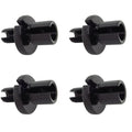 4 Pack Universal Black Metric Cable Adjuster 8mm M8 Motorcycle ATV Clutch Brake