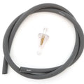 3 Feet Grey 5.3mm 1/4 inch Motorcycle Fuel / Vent Line & Clear Fuel Filter Set