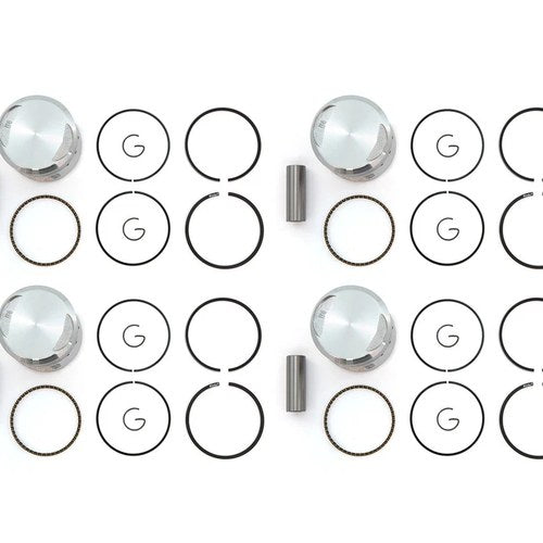 4 Pack Standard Bore Piston Kit Honda CB400 CB400F Super Sport 1975 1976 1977