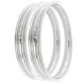 Rising Sun Silver Aluminum Rim Set Honda CL175 CL175K Scrambler 1971 1972 1973