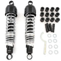 Black Performance Rear Shocks Chrome Spring 325mm 12 3/4" Yamaha Motorcycle