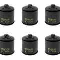 6 Hiflofiltro HF204RC Premium Racing Oil Filter Honda Kawasaki Suzuki Yamaha ATV