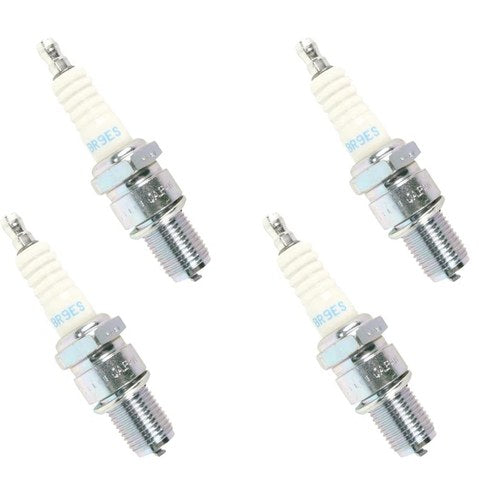 4 Pk Ngk BR9ES 5722 Spark Plugs 20mm Hex Honda Yamaha KTM Motorcycle ATV Scooter