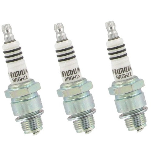 3 Pack Ngk BR8HIX 7001 Iridium IX Performance Spark Plug Motorcycle Scooter ATV