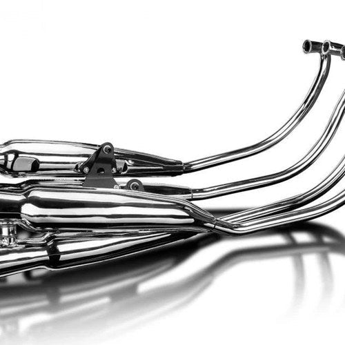 Delkevic OEM Replica Stainless Steel Full Exhaust Honda CB500 CB550 1971 - 1976