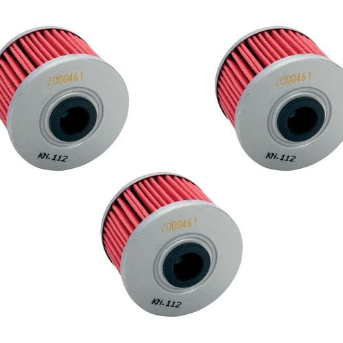 3 Pack K&N Oil Filters Honda XR250 XR400 XR600 XR650 NX250 NX650 XL250 XL600 ATV