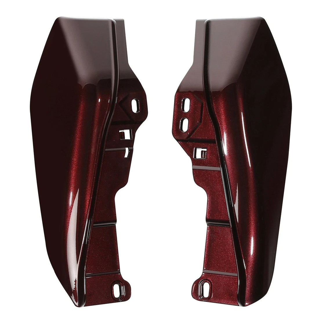 Mid-Frame Air Deflectors Fit For Harley Road Street Glide 2009-24 Twisted Cherry