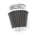 Chrome Performance Air Pod Filter - 52mm - Honda Kawasaki Suzuki Yamaha