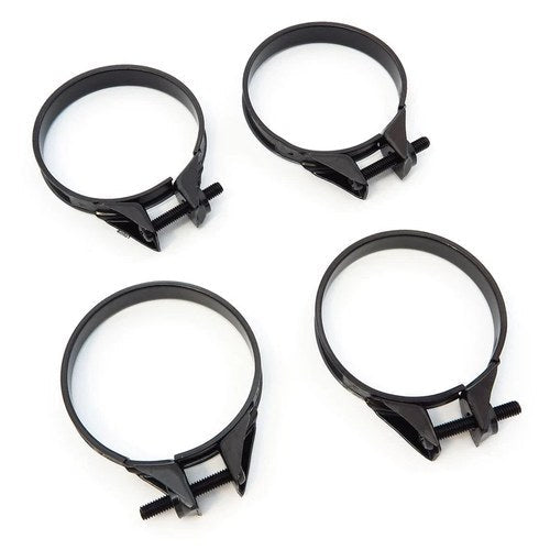 Black Carburetor Clamp 47mm - 50mm Set of 4 Vintage Motorcycle Honda