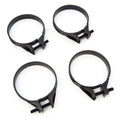 Black Carburetor Clamp 47mm - 50mm Set of 4 Vintage Motorcycle Honda