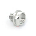 Silver CNC Aluminum Oil Drain Bolt Honda CB400 CB550 CB650 CB750 CX500 VF750 Cbr