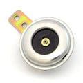 12 Volt Compact Motorcycle Scooter Horn - Chrome & Black - Straight Mount - 0815