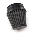 Black Motorcycle Performance Air Filter Pod 50mm Honda Kawasaki Yamaha Suzuki