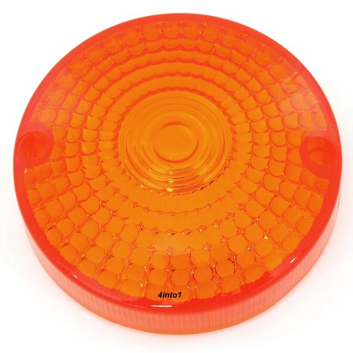 Honda Turn Signal Lens - 33402-377-671 - Amber - CB400F CX500 CB550 CB750 GL1000