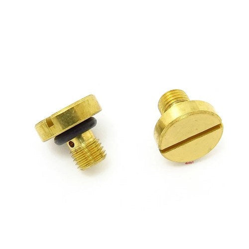 2 Pack Carburetor Float Bowl Drain Screw Honda CB350 CL350 CB360 Kawasaki KZ1000