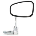 Universal Folding Bar End Mirror - Chrome Cafe Racer Motorcycle - 7/8" bars