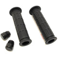 Black Honda Classic OE Style Super Bike 7/8" Grips - Open End - With Plugs Sport
