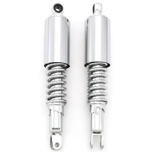 Chrome Rear Shocks - Eye / Clevis - 330mm 13" - Stock Honda CB750 69-78 Sohc