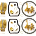 Ultimate Carburetor Repair Rebuild Kit & Floats - 1968-1971 Honda CB/CL450 Twin