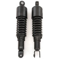 Black Shorty Rear Motorcycle Shocks 290mm 11 3/8" Honda Pair Lower Clevis