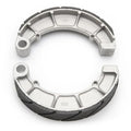 Grooved Rear Brake Shoes - Honda CB160 CL160 CB450 CL450 CB500 CB500T CB550 Pads