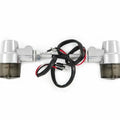 Polished Aluminum Turn Signals - Smoke Lens - Dual Filament - Honda Bobber Cafe