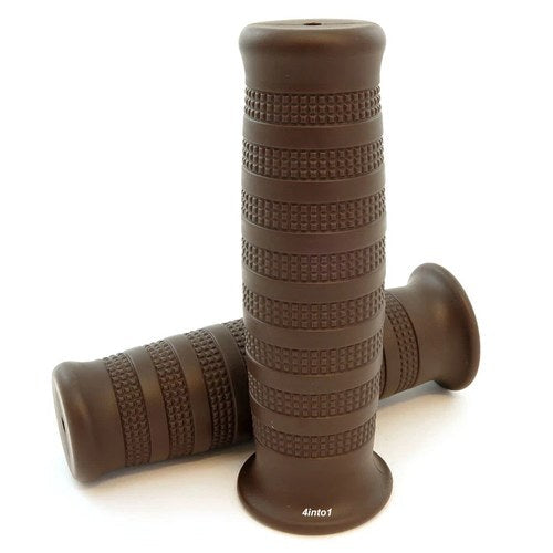 Magnum Grips - Dark Brown - For 7/8" Bars Motorcycle Cafe Racer Handlebar
