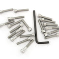 Stainless Steel Allen Bolt Set - Honda CB400T CM400C/E/T - 1980-1981 - 19 Bolts
